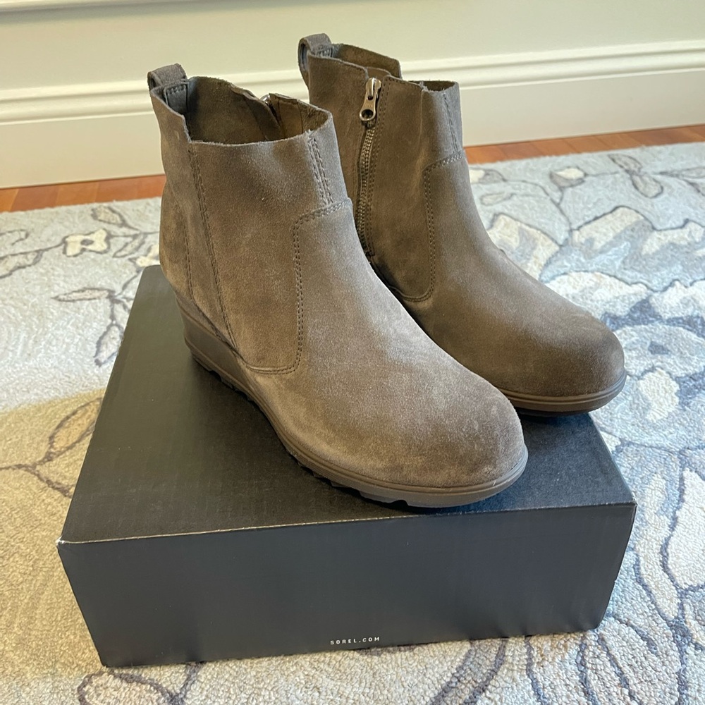Sorel Brown Ankle Boots